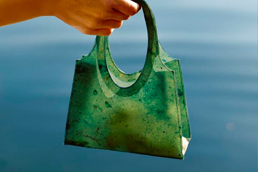 Bolsas reutilizables hechas con piel de fruta