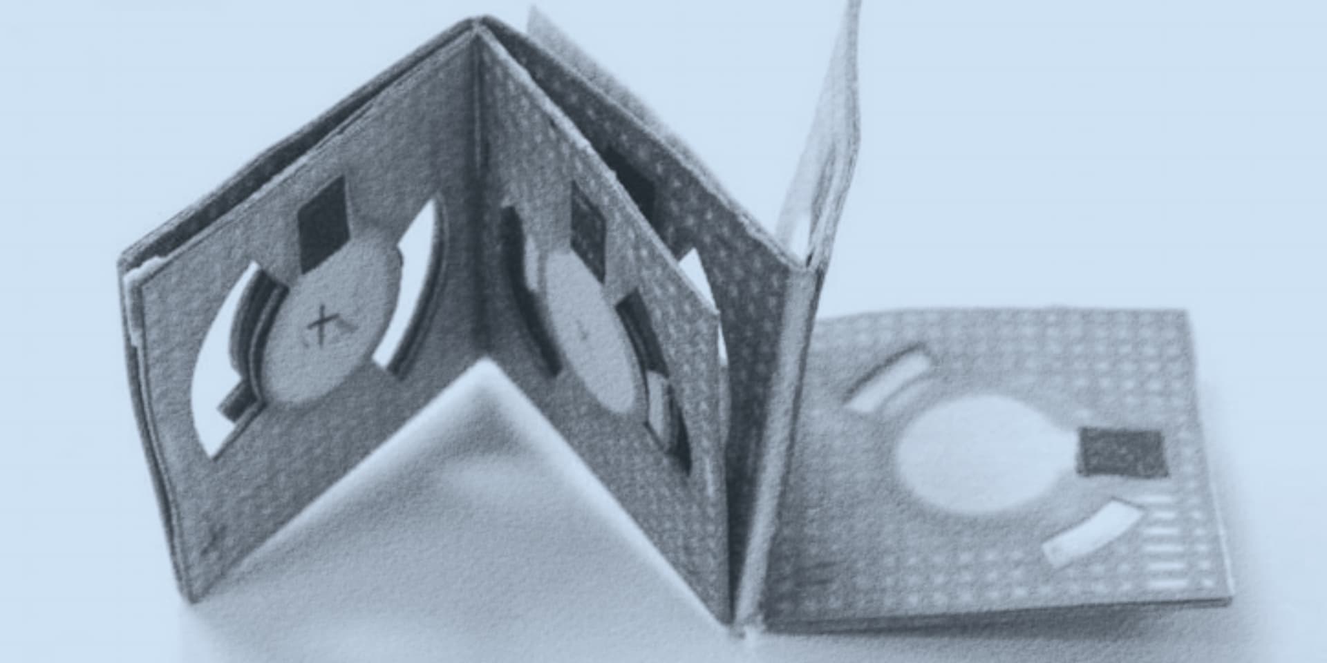 Una batería ecológica hecha de papel origami